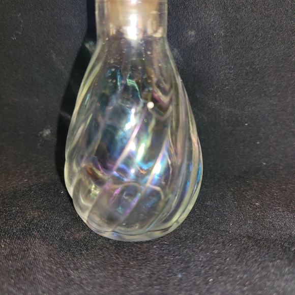 Vintage Perfume Glass bottle, Iridescent - Picture 4 of 10